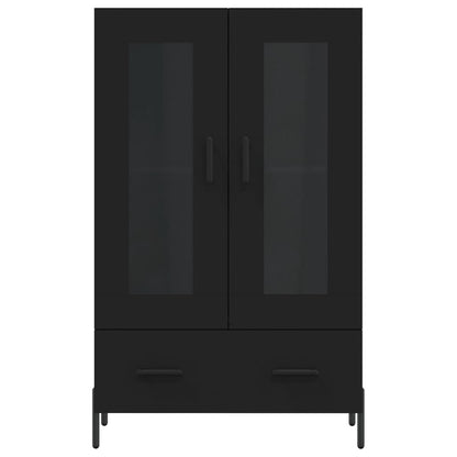 Highboard Schwarz 69,5x31x115 cm