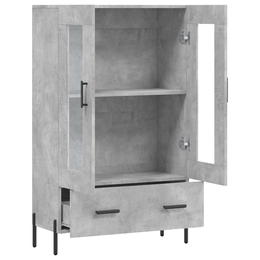 Highboard Betongrau 69,5x31x115 cm