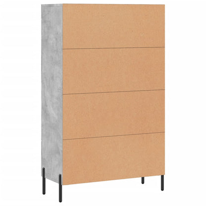 Highboard Betongrau 69,5x31x115 cm