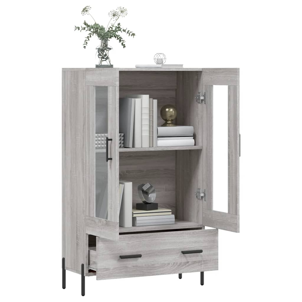 Highboard Grau Sonoma 69,5x31x115 cm