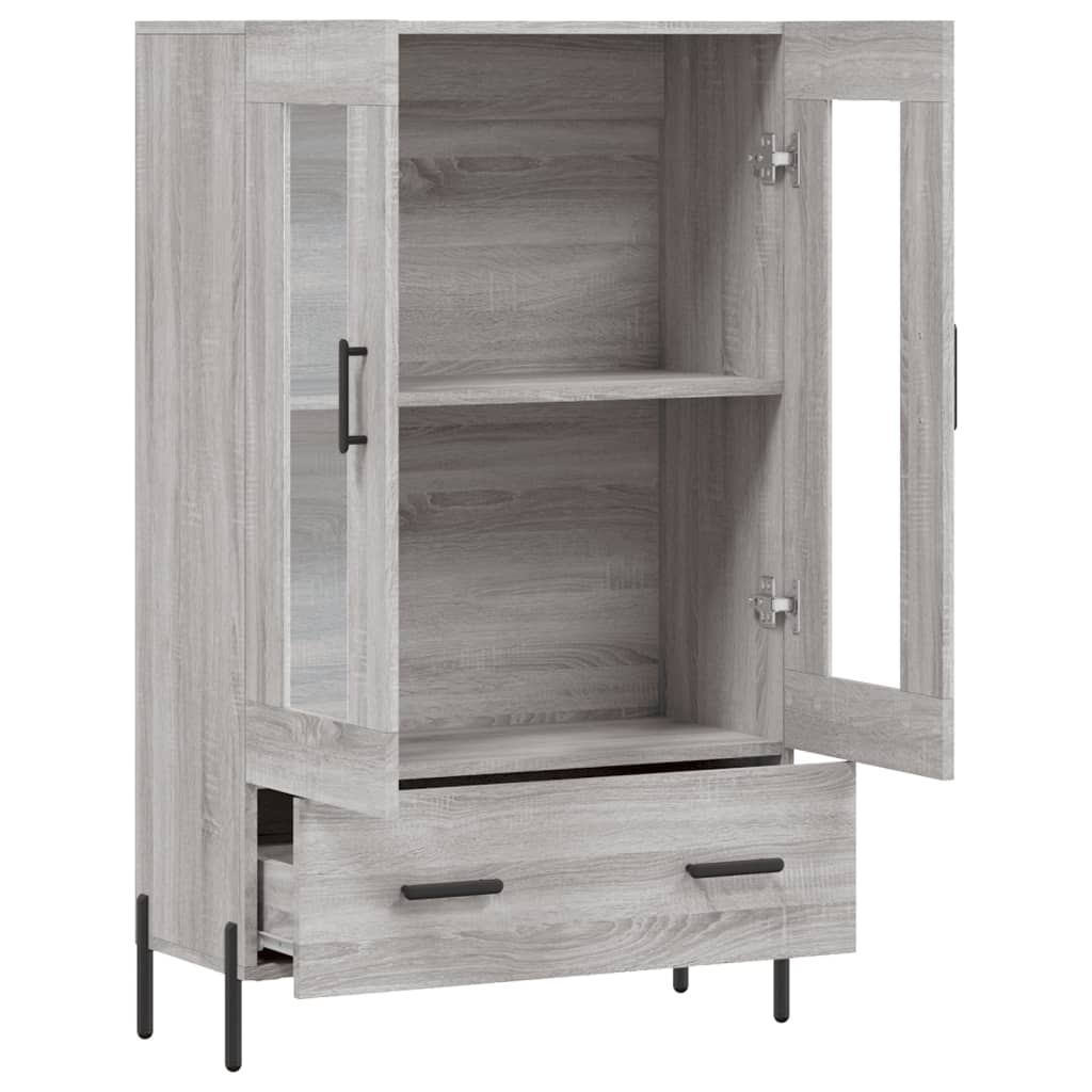 Highboard Grau Sonoma 69,5x31x115 cm