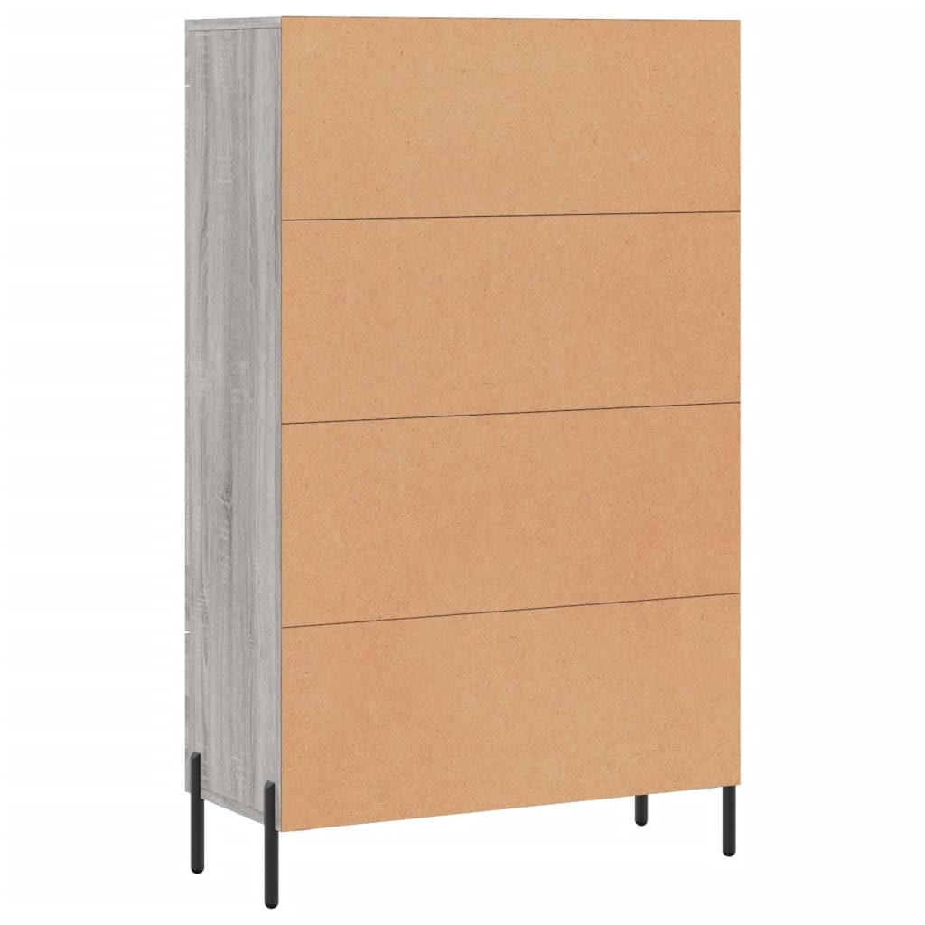 Highboard Grau Sonoma 69,5x31x115 cm