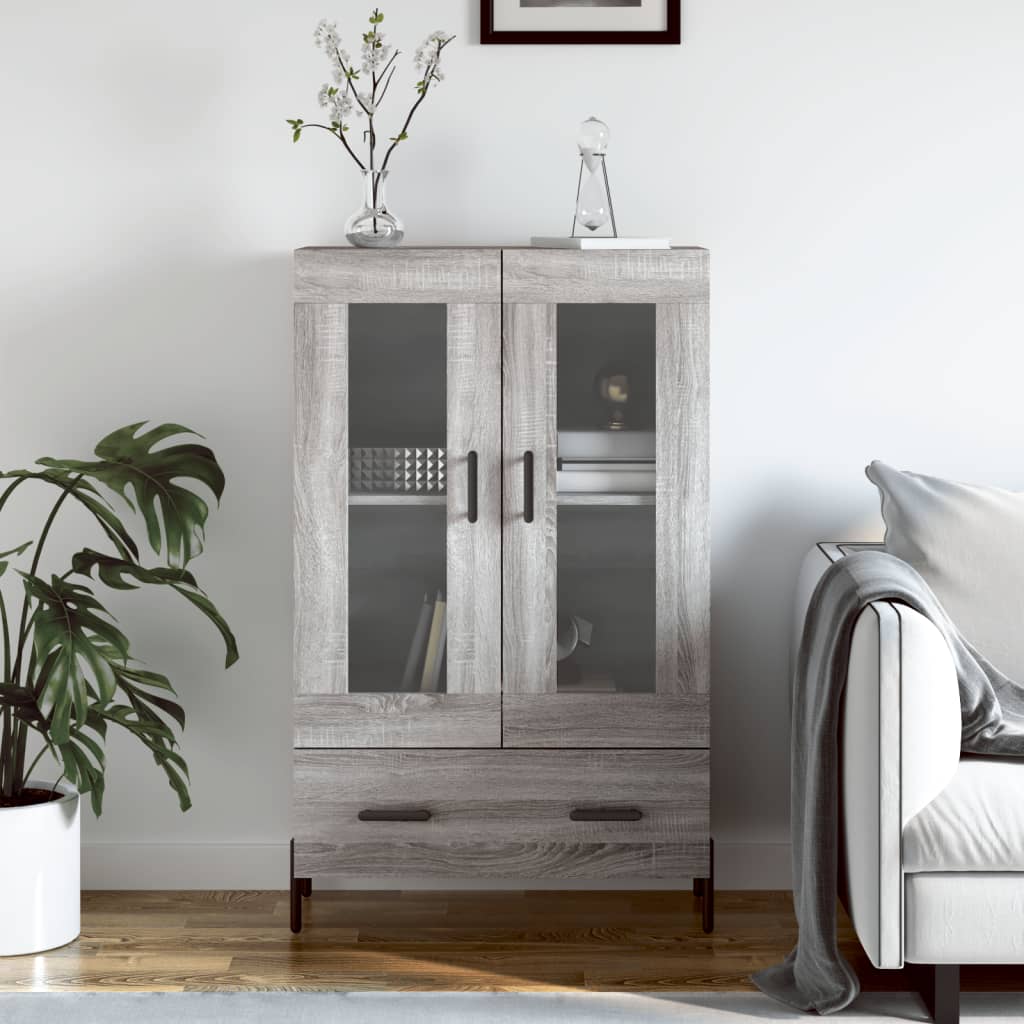 Highboard Grau Sonoma 69,5x31x115 cm