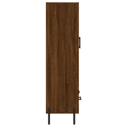 Highboard Braun Eichen-Optik 69,5x31x115 cm