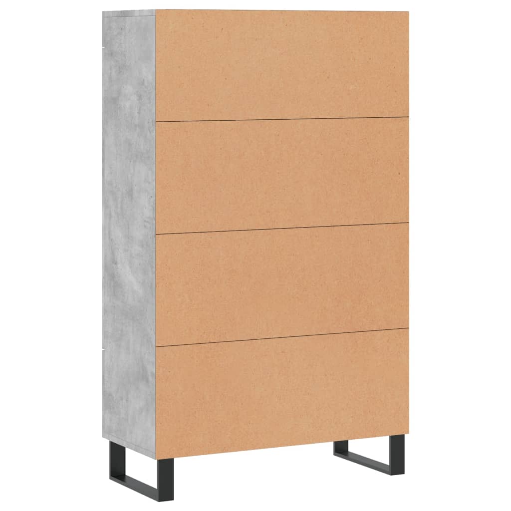 Highboard Betongrau 69,5x31x115 cm