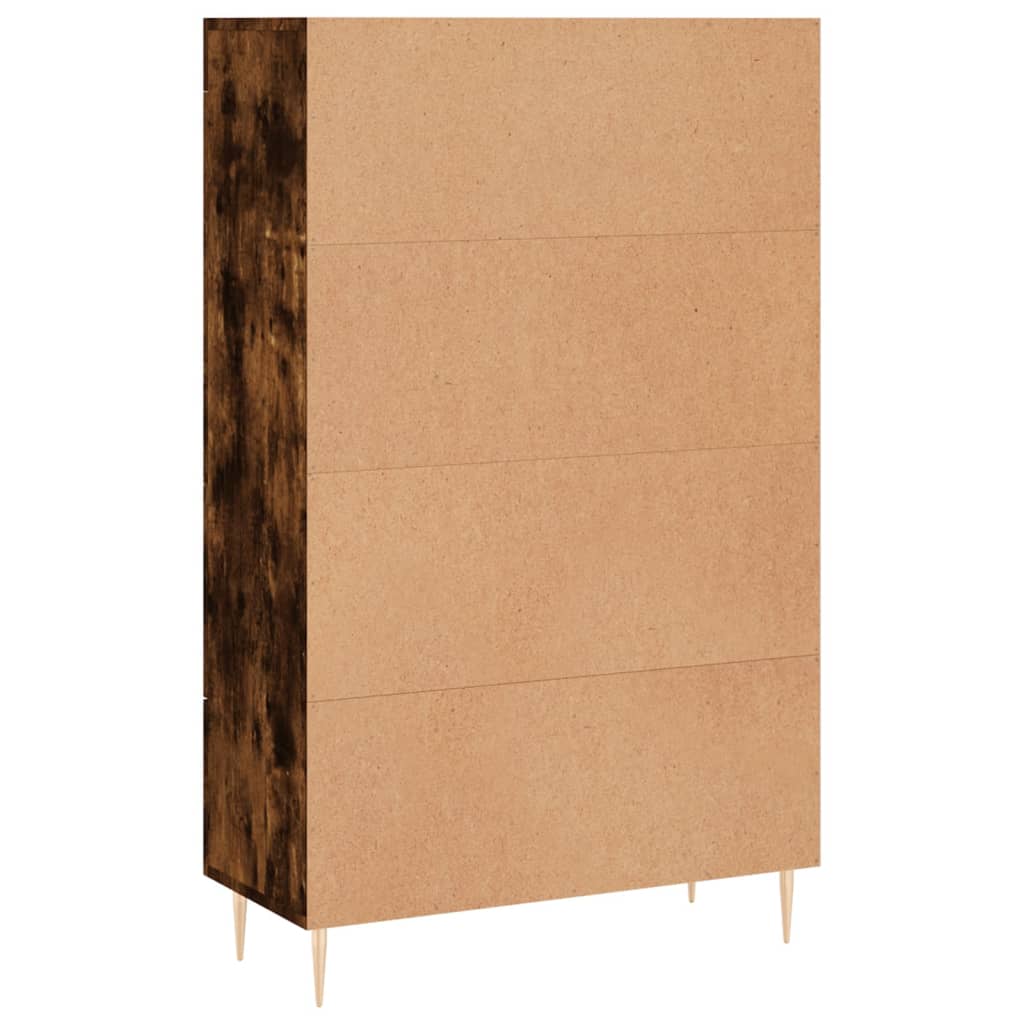 Highboard Räuchereiche 69,5x31x115 cm Holzwerkstoff