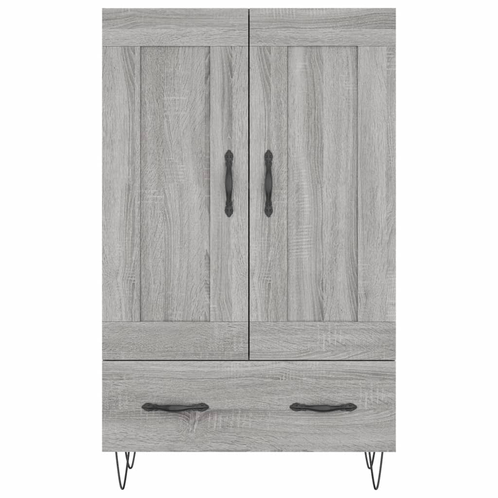 Highboard Grau Sonoma 69,5x31x115 cm Holzwerkstoff