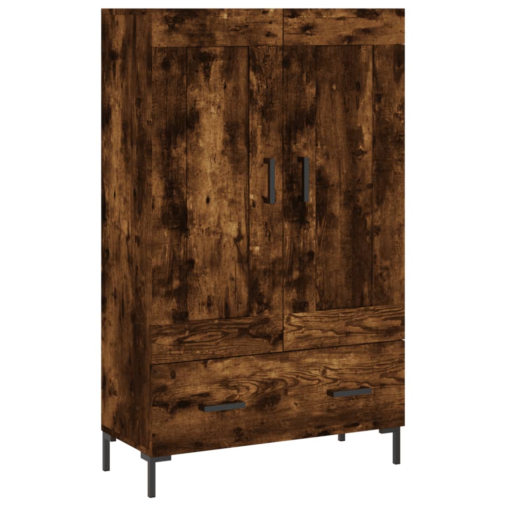 Highboard Räuchereiche 69,5x31x115 cm Holzwerkstoff