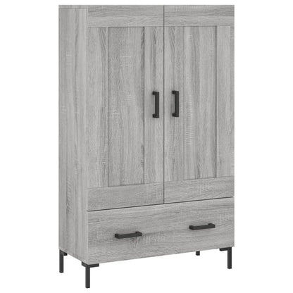 Highboard Grau Sonoma 69,5x31x115 cm Holzwerkstoff