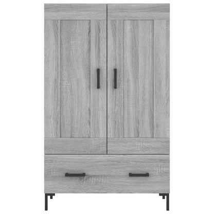 Highboard Grau Sonoma 69,5x31x115 cm Holzwerkstoff