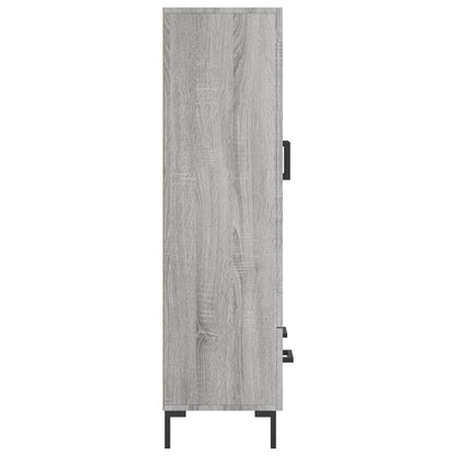 Highboard Grau Sonoma 69,5x31x115 cm Holzwerkstoff