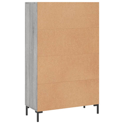 Highboard Grau Sonoma 69,5x31x115 cm Holzwerkstoff