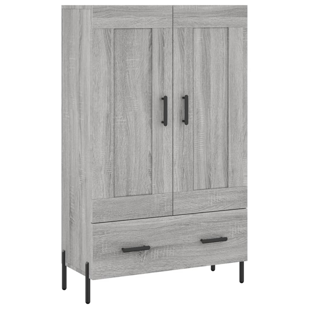 Highboard Grau Sonoma 69,5x31x115 cm Holzwerkstoff