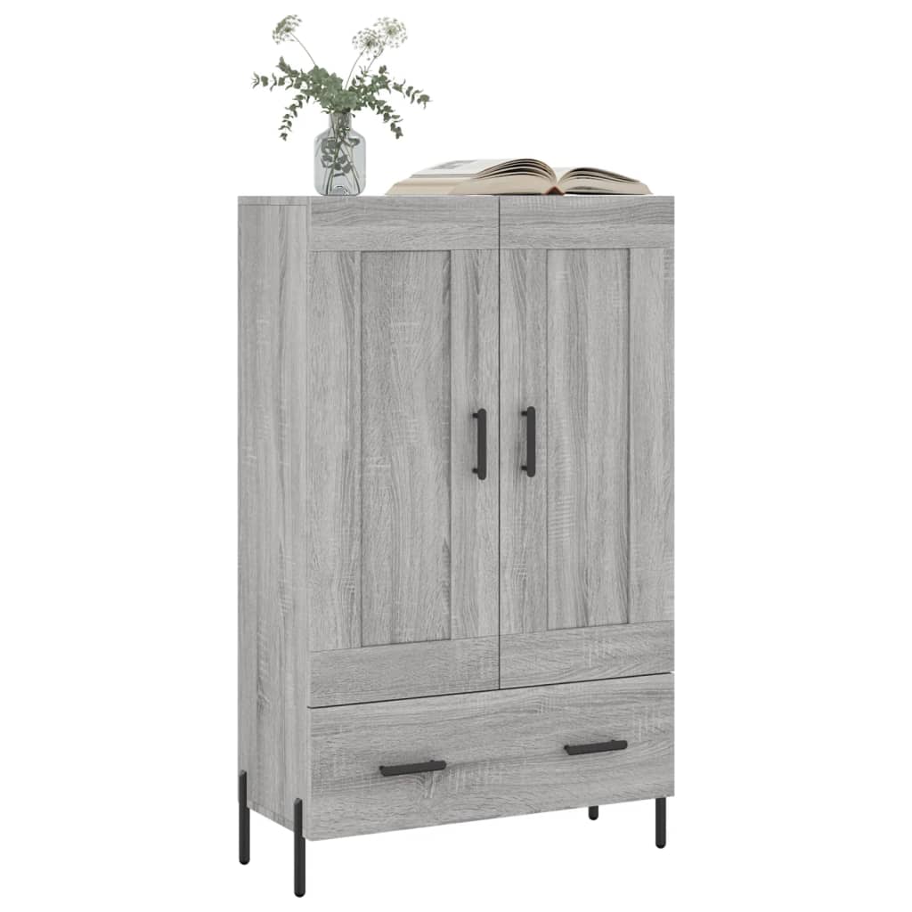 Highboard Grau Sonoma 69,5x31x115 cm Holzwerkstoff