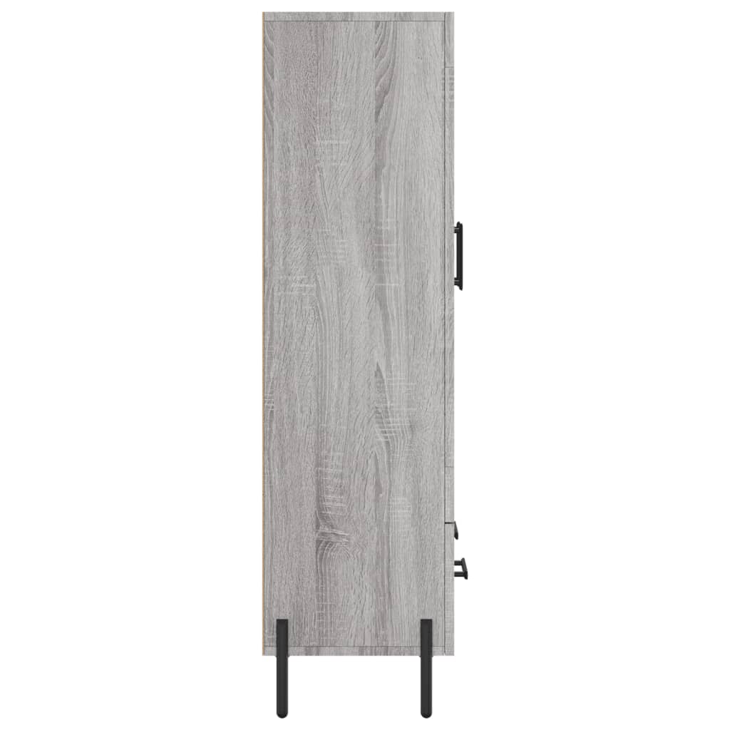 Highboard Grau Sonoma 69,5x31x115 cm Holzwerkstoff