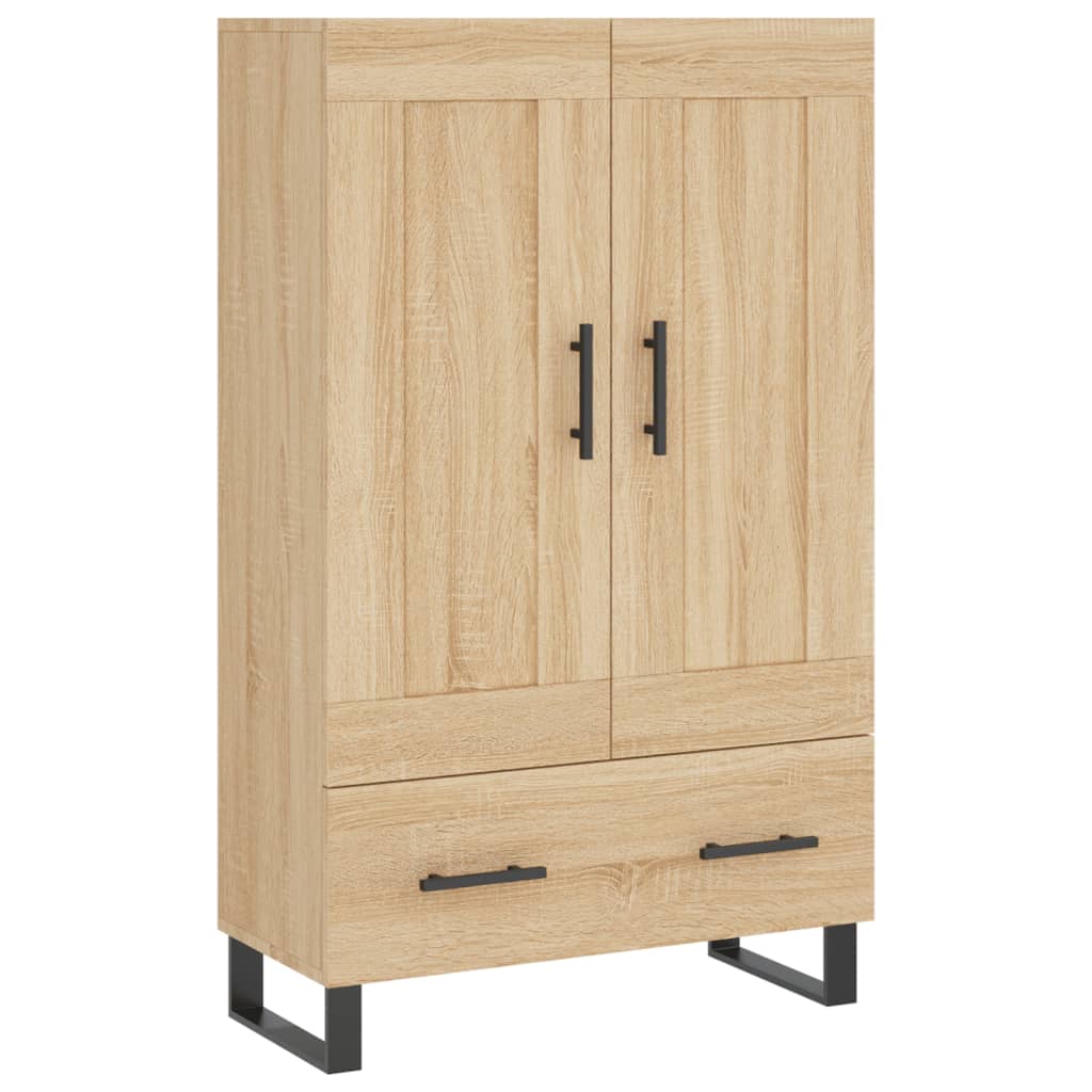 Highboard Sonoma-Eiche 69,5x31x115 cm Holzwerkstoff