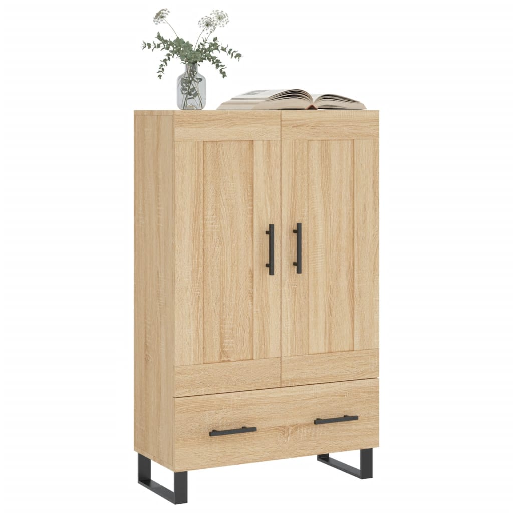 Highboard Sonoma-Eiche 69,5x31x115 cm Holzwerkstoff