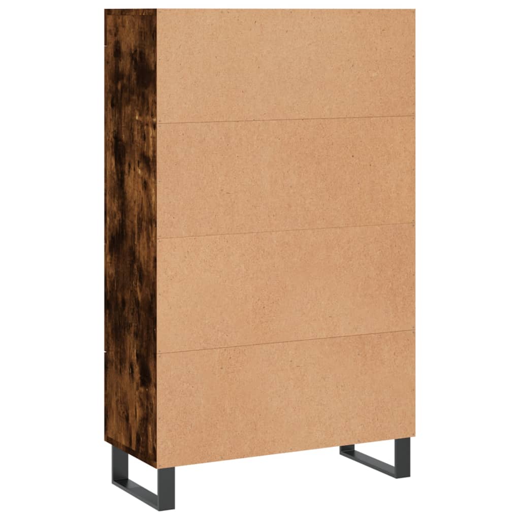 Highboard Räuchereiche 69,5x31x115 cm Holzwerkstoff