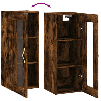 Wandschrank Räuchereiche 34,5x34x90 cm