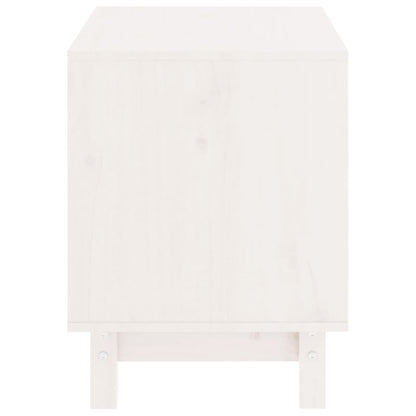 Hundehütte Weiß 50x40x52 cm Massivholz Kiefer