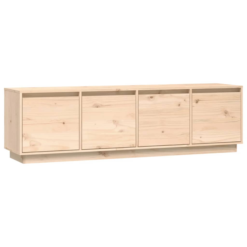 TV-Schrank 156x37x45 cm Massivholz Kiefer