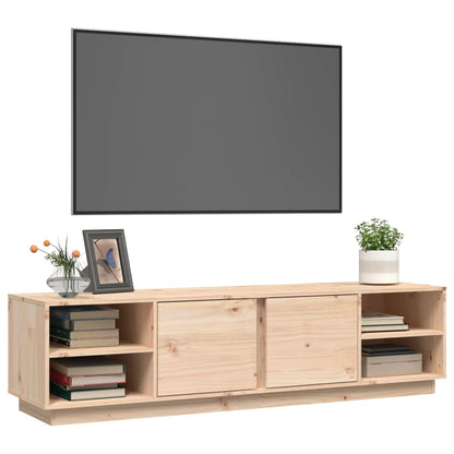 TV-Schrank 156x40x40 cm Massivholz Kiefer