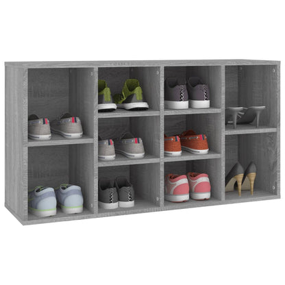 Schuhbank Grau Sonoma 103x30x55 cm Holzwerkstoff