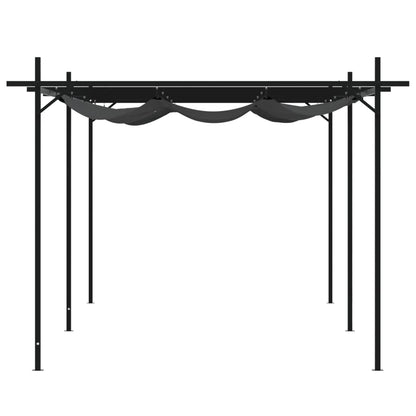 Pergola mit Schiebedach Anthrazit 589x292x230 cm