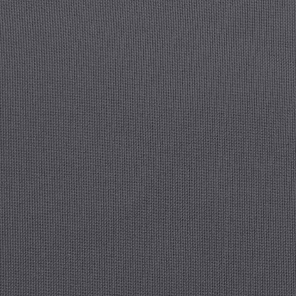 Palettenkissen 3-tlg. Anthrazit Stoff