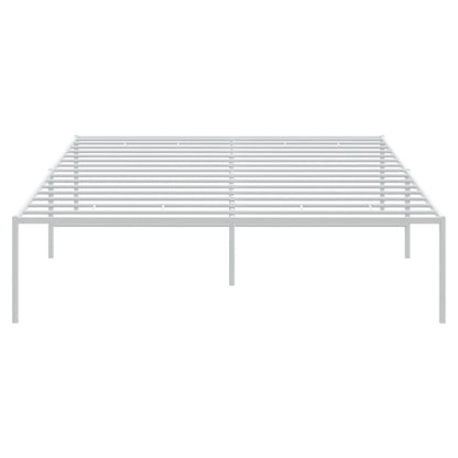 Bettgestell Metall Weiß 120x200 cm