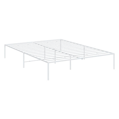 Bettgestell Metall Weiß 140x200 cm
