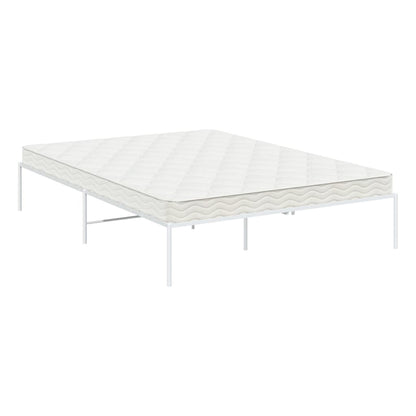Bettgestell Metall Weiß 160x200 cm