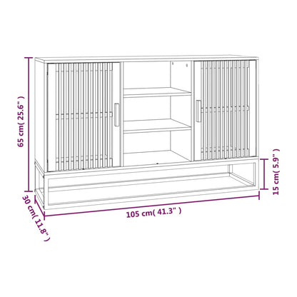 Sideboard ELSA 105x30x65 cm Holzwerkstoff