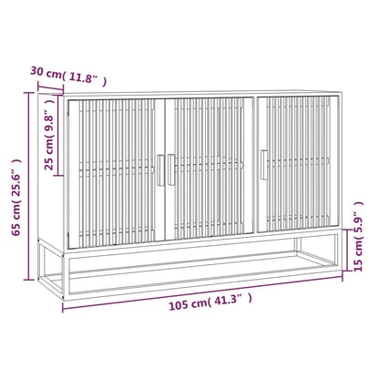 Sideboard ELSA Weiß 105x30x65 cm