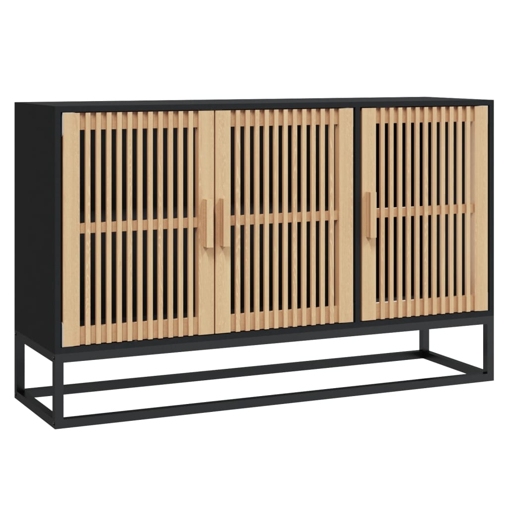 Sideboard Schwarz 105x30x65 cm Holzwerkstoff