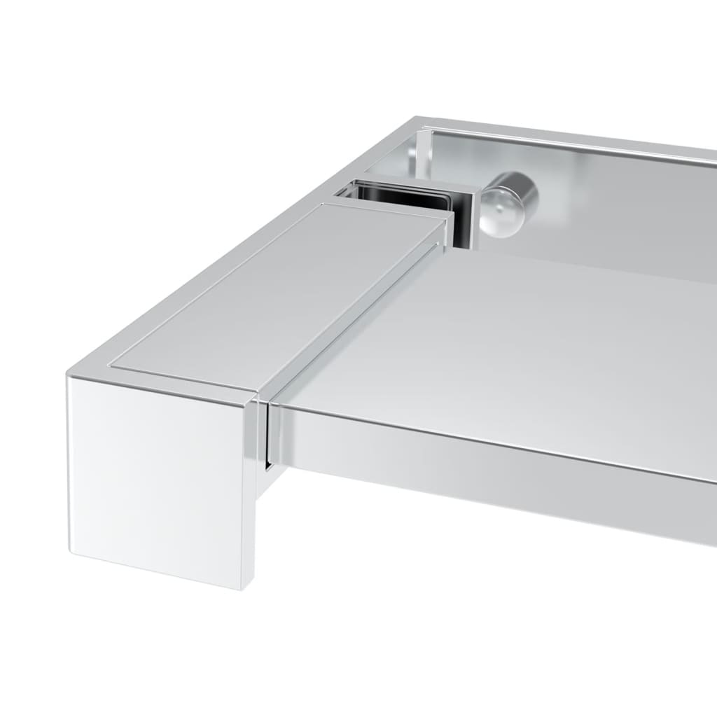 Duschablage für Begehbare Dusche Chrom 90 cm Aluminium