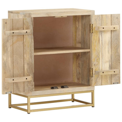 Sideboard mit 2 Türen 55x30x70 cm Massivholz Mango