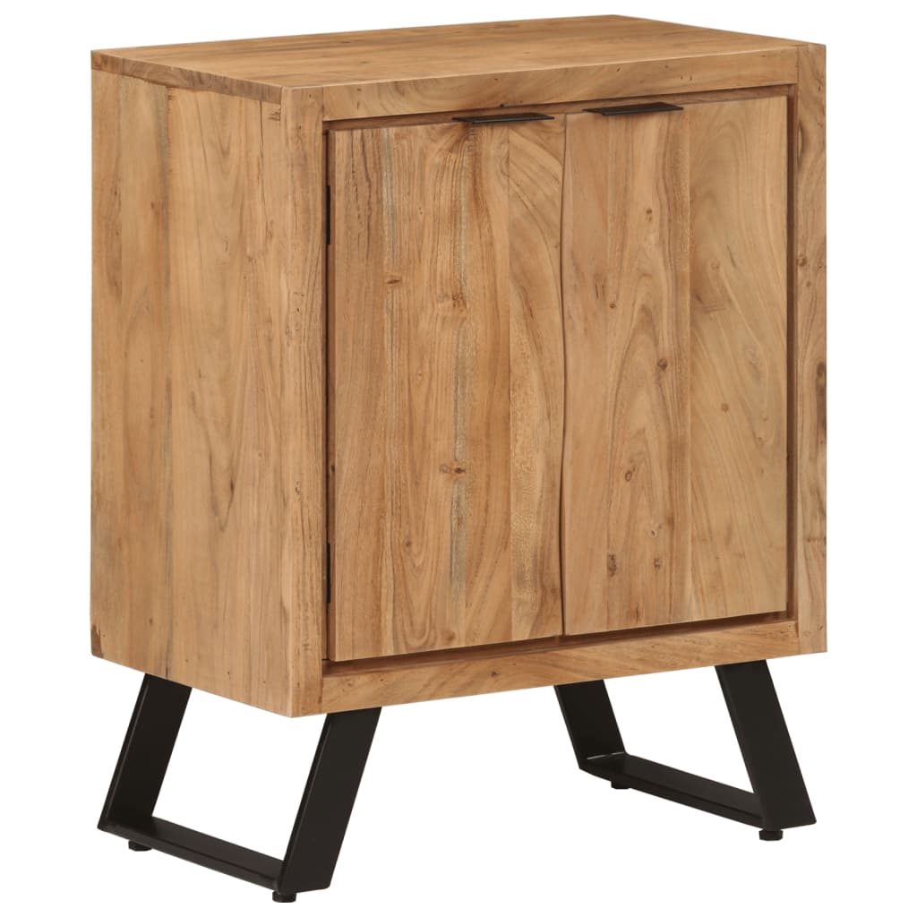 Sideboard mit 2 Türen 55x36x72 cm Massivholz Akazie