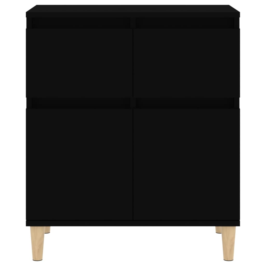 Sideboard Schwarz 60x35x70 cm Holzwerkstoff