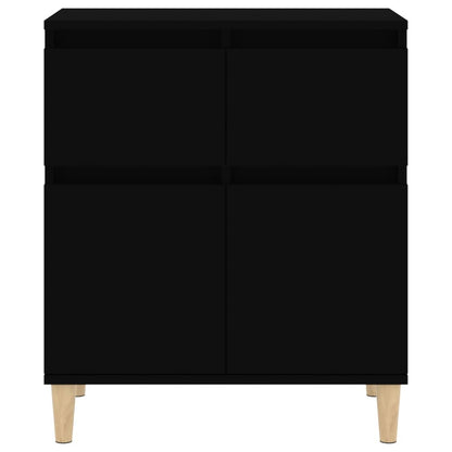 Sideboard Schwarz 60x35x70 cm Holzwerkstoff