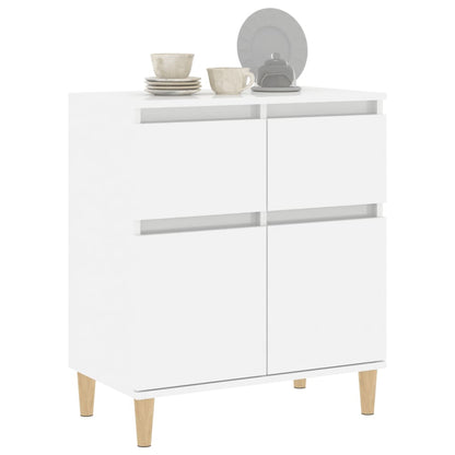 Sideboard Hochglanz-Weiß 60x35x70 cm