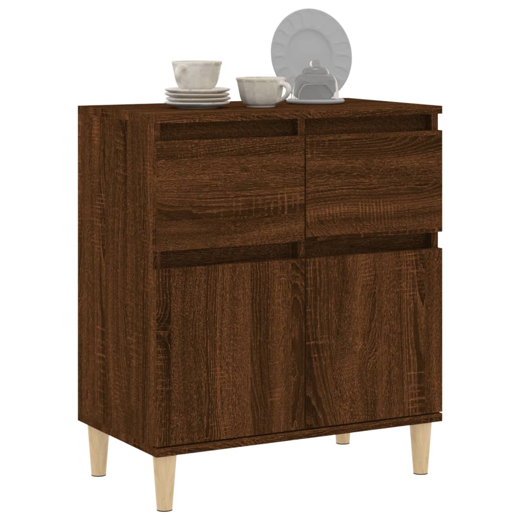 Sideboard Braun Eichen-Optik 60x35x70 cm