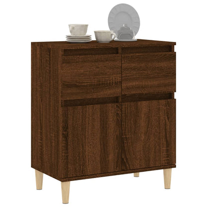 Sideboard Braun Eichen-Optik 60x35x70 cm