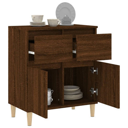 Sideboard Braun Eichen-Optik 60x35x70 cm