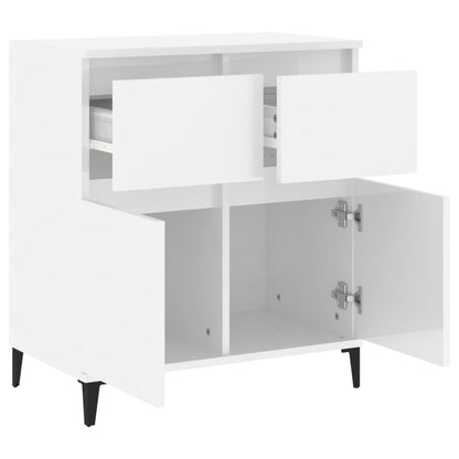 Sideboard Hochglanz-Weiß 60x35x70 cm