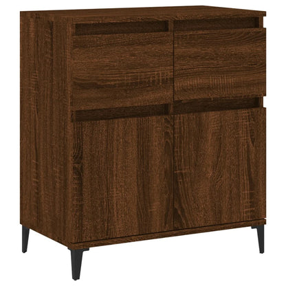 Sideboard Braun Eichen-Optik 60x35x70 cm