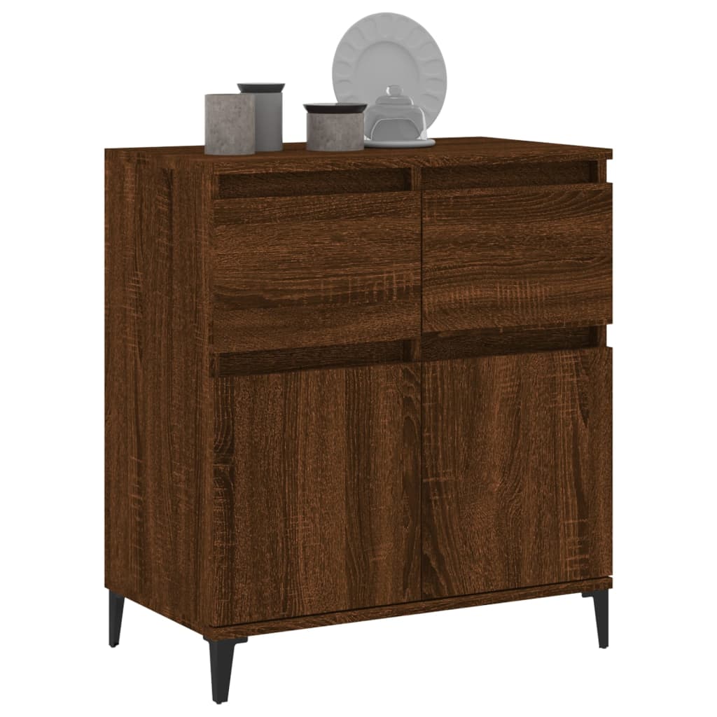 Sideboard Braun Eichen-Optik 60x35x70 cm