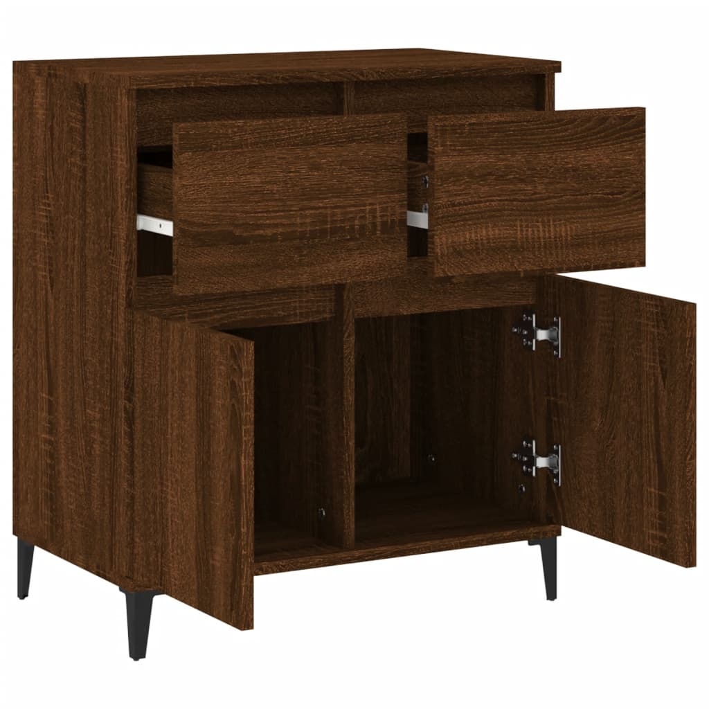 Sideboard Braun Eichen-Optik 60x35x70 cm