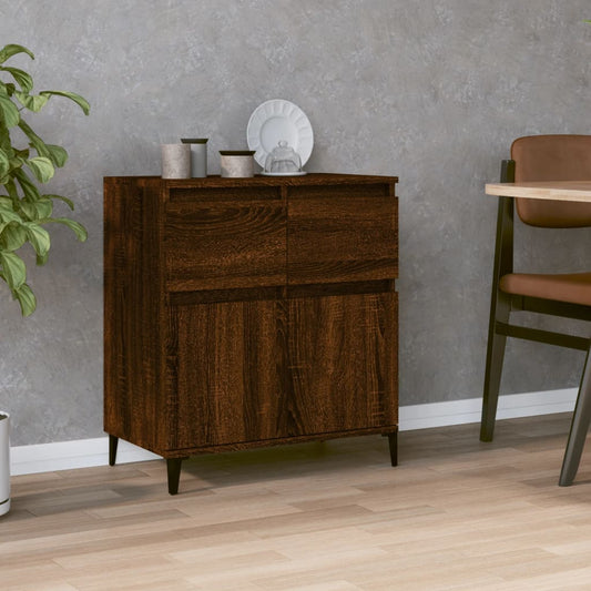 Sideboard Braun Eichen-Optik 60x35x70 cm