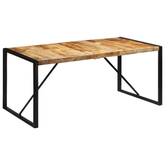 Esstisch 175x90x76 cm Raues Massivholz Mango